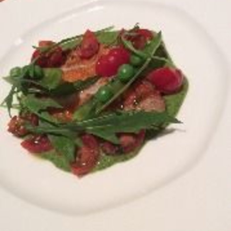 鮮魚のソテー 野菜添え(ラ・アーニー・マリス)