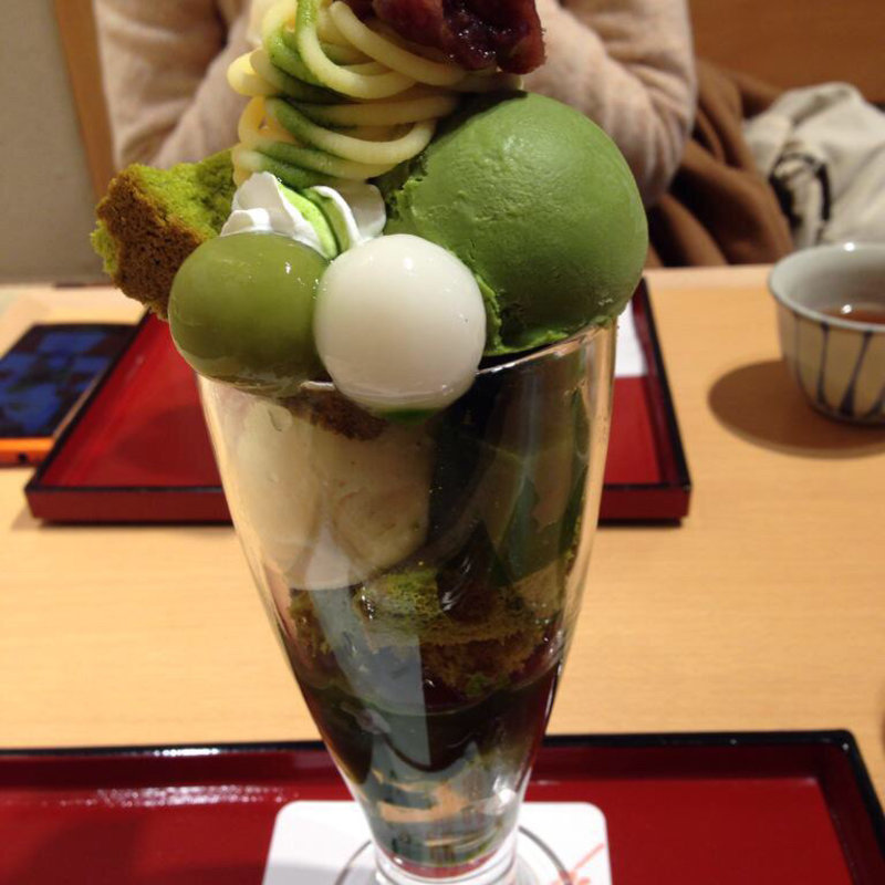 抹茶シフォンパフェ(茶房こいし )