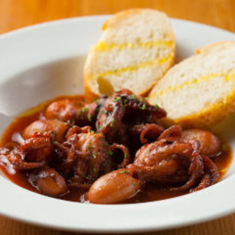 タコのトマト煮(生ハム食べ放題のお店イタリアンバルCafeMiele)