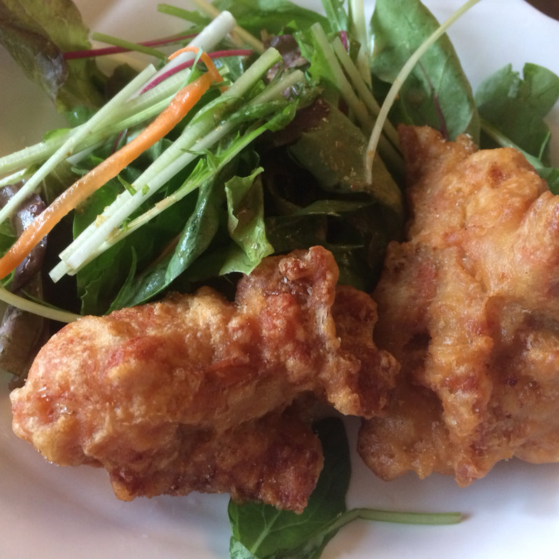 ランチセット(揚げ物、サラダ)(明賢荘 )