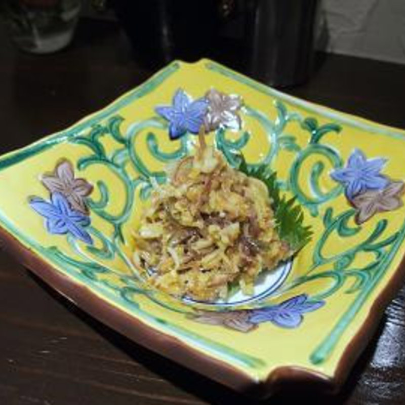 茗荷の味噌和え(糸)