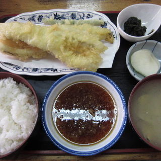 穴子天ぷら定食(アクアわくわく市場　かもめ食堂 )