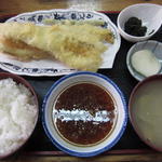 穴子天ぷら定食(アクアわくわく市場　かもめ食堂 )