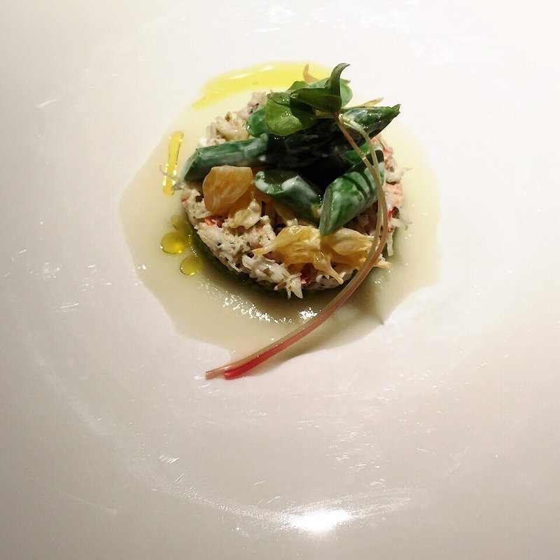 ズワイガニのタルタル(french restaurant eclat)