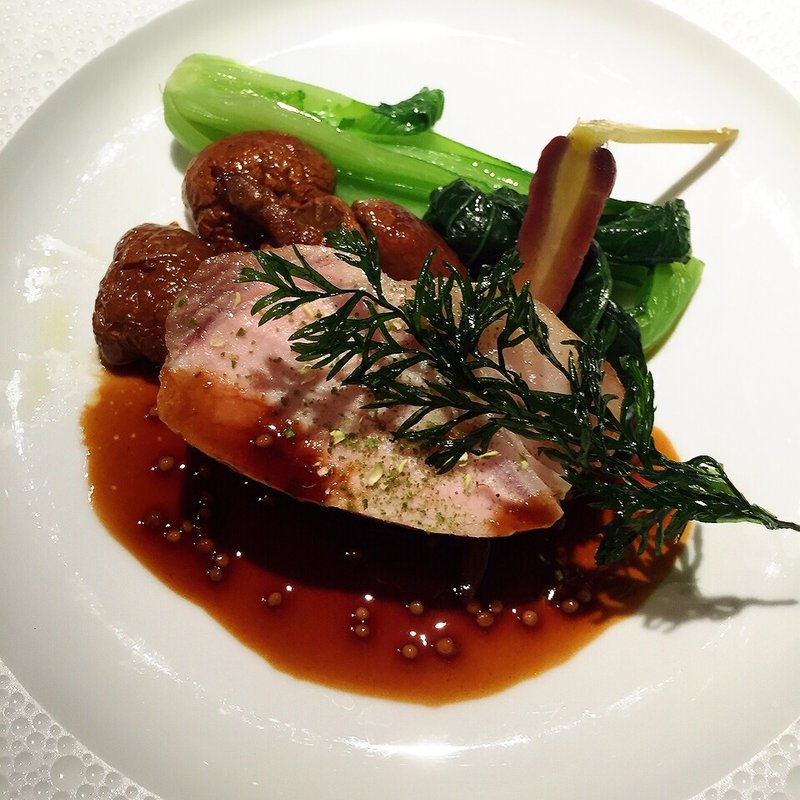 豚肉のロースト(french restaurant eclat)