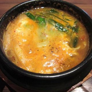チーズスンドゥブ定食(韓国美食 KEFA （ケファ）)