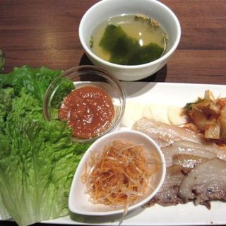 サムギョプサル定食(韓国美食 KEFA （ケファ）)