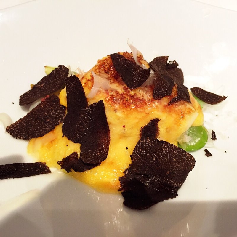 スクランブルエッグの黒トリュフ添え(リストランテ ホンダ (RISTORANTE HONDA))