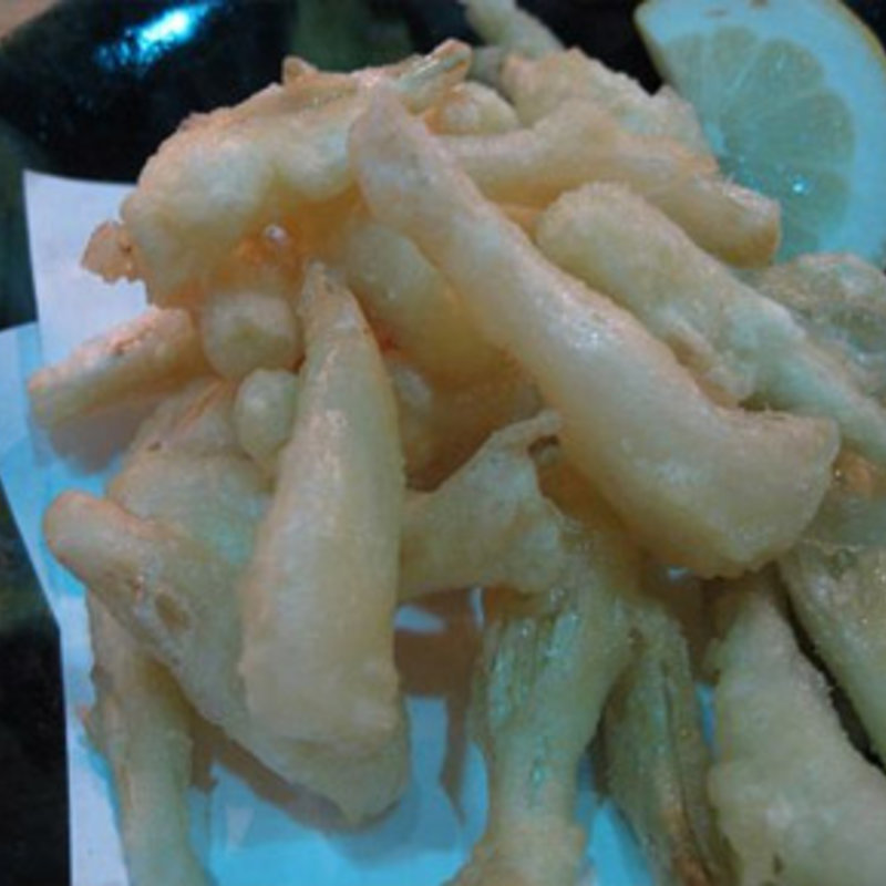 島らっきょうのてんぷら(泡盛古酒と琉球料理 東京うりずん)