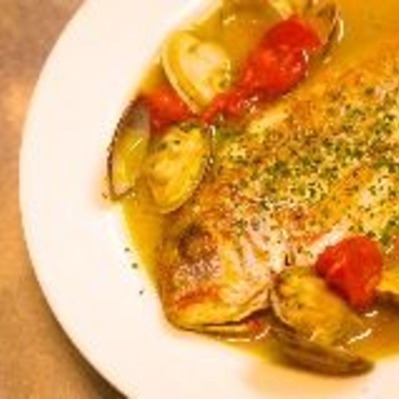 鯛のアクアパッツァ(生ハム食べ放題のお店イタリアンバルCafeMiele)