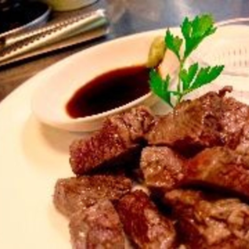 牛みすじステーキ(生ハム食べ放題のお店イタリアンバルCafeMiele)