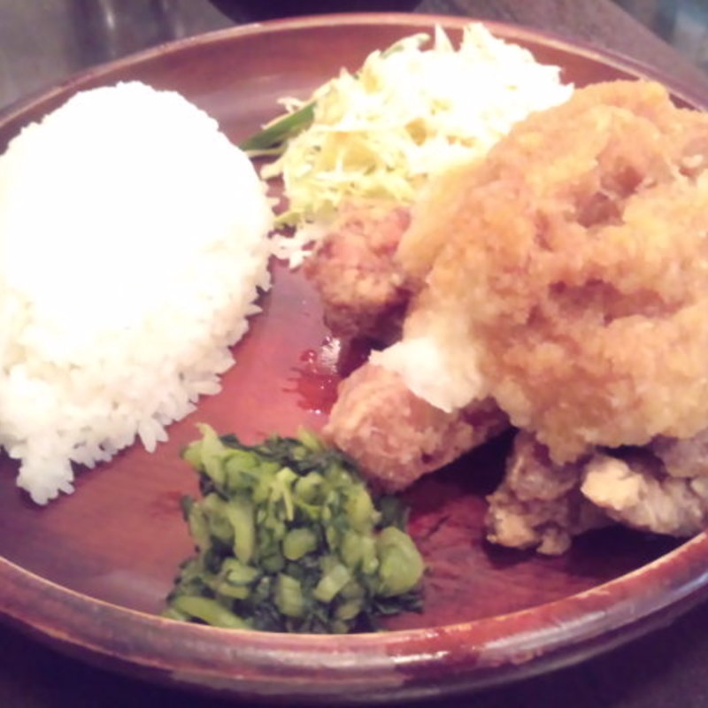 唐揚げ定食（みぞれ和え）(とりまる クイーンズイースト店 )