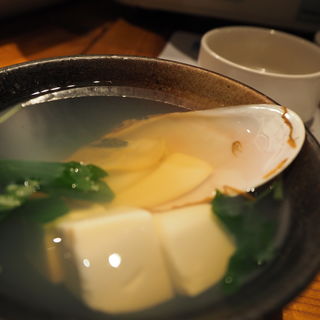 白貝の潮汁(魚旬 浜松町店)