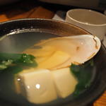 白貝の潮汁(魚旬 浜松町店)