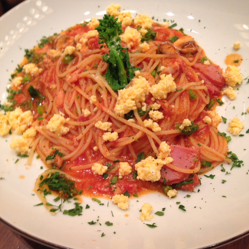 菜の花のパスタ