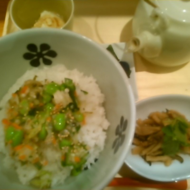 刻み菜漬けのぶぶ(だし茶漬け えん ルミネ新宿店)