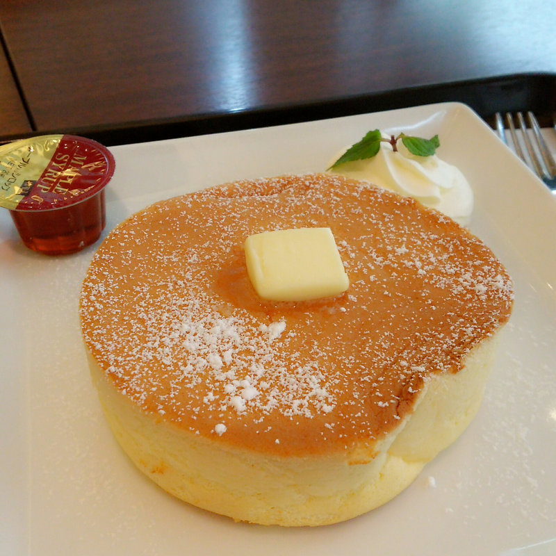 スフレパンケーキ(芦屋CAFELaBo)