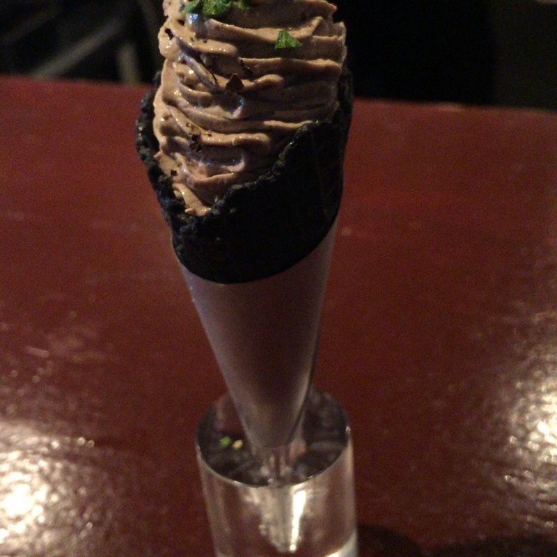 鶏のレバーペーストムース(富士屋本店グリルバー)