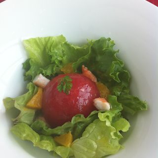 完熟トマトのサラダ(セレブ・デ・トマト シーサイドビュー横浜店)
