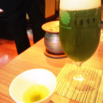 1899 抹茶ビール(GREEN TEA RESTAURANT 1899 OCHANOMIZU （グリーン ティー レストラン イチハチキュウキュウ）)