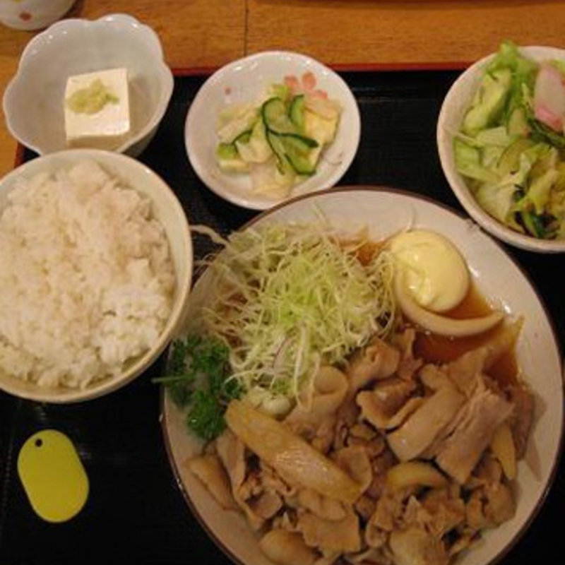 豚肉生姜焼き定食(立飲亭 帆立屋 川崎店 )