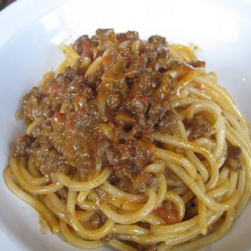 ミートソース生パスタランチ(湘江亭)