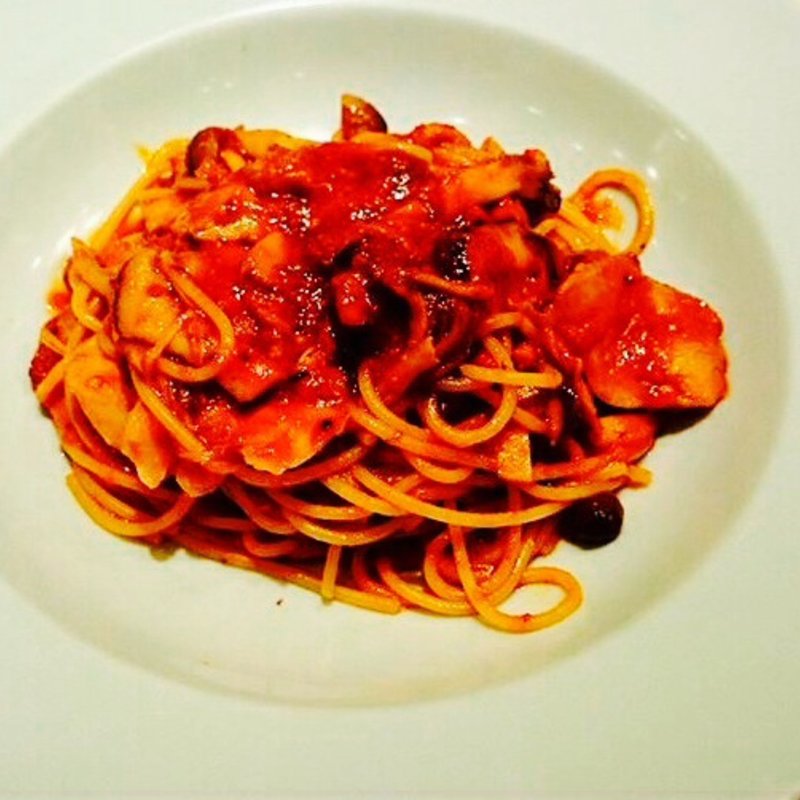 前菜盛り合わせ＋キノコのミートソーススパゲティー(ヴィヴィ ヴェルデ （vivi verde）)