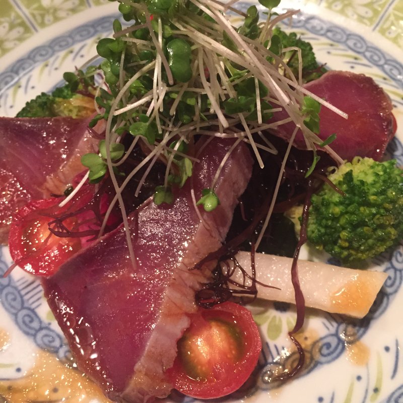 本日の魚介のカルパッチョ シェフのおすすめスタイルで(キハチ 青山本店)