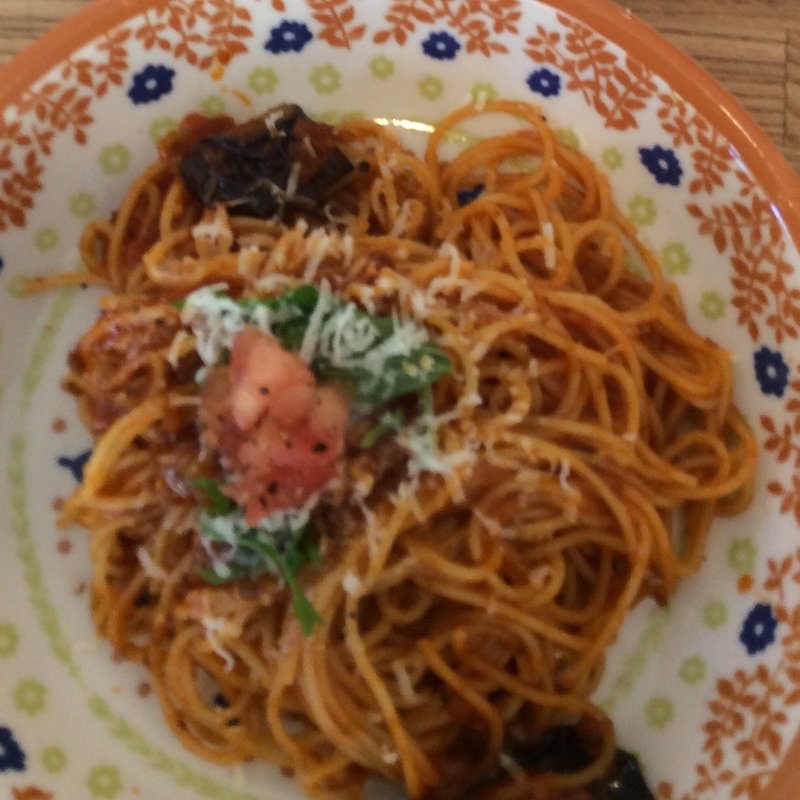 茄子と完熟トマトのミートソースパスタ(フィンスタイル （FinnStyle）)