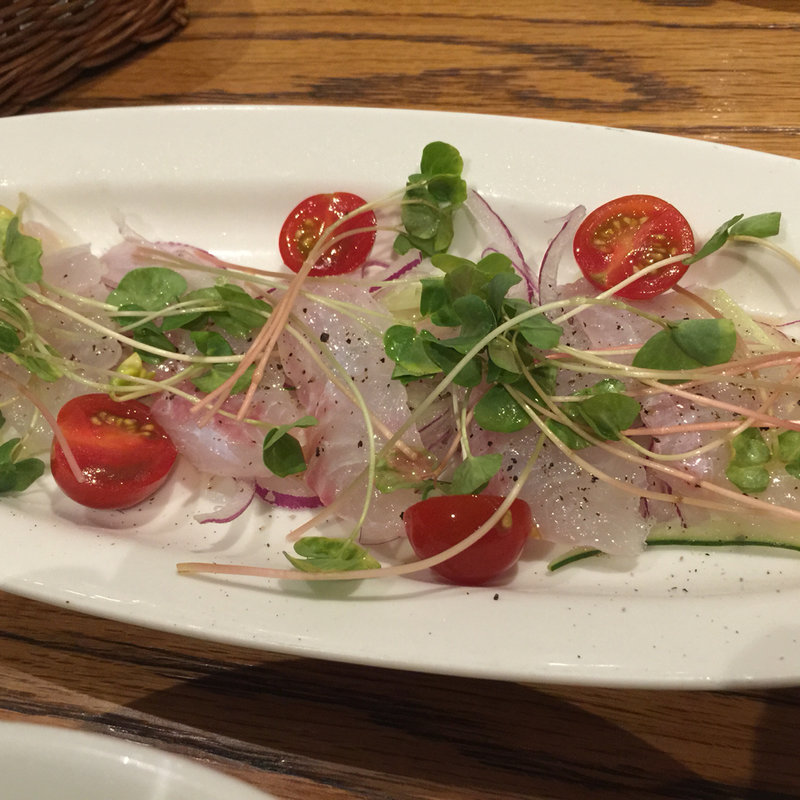 鯛のカルパッチョ(SALVATORE CUOMO ＆ BAR 心斎橋 （サルヴァトーレ クオモ ＆ バール）)