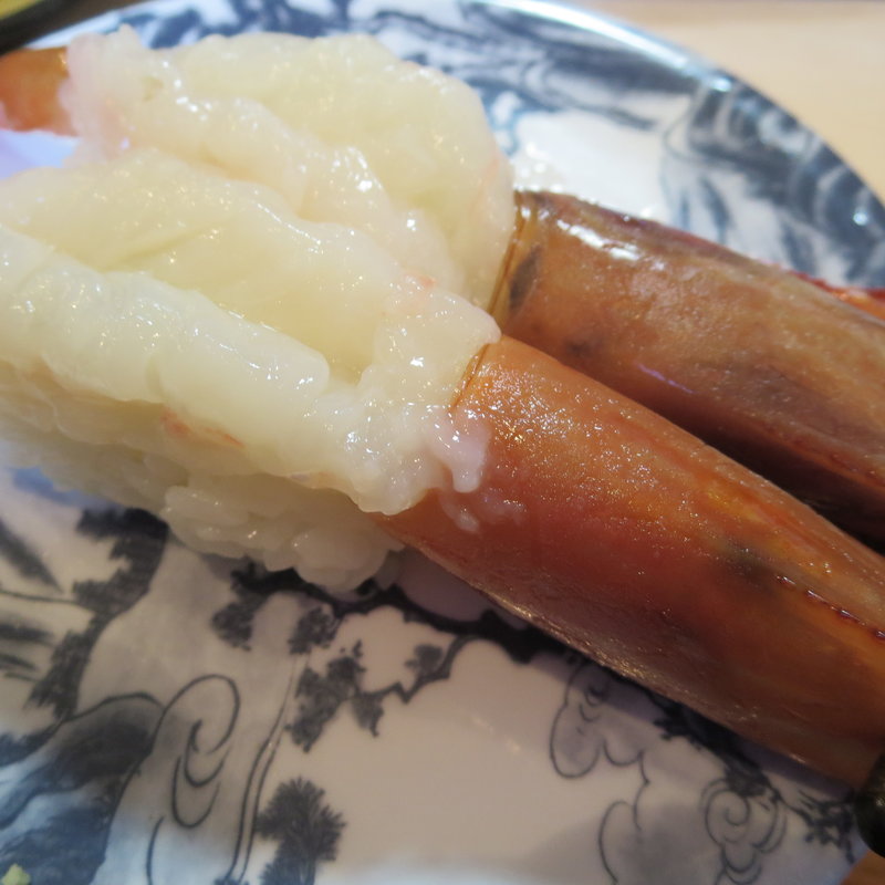 有頭ボタンエビ(廻転寿司 海鮮)