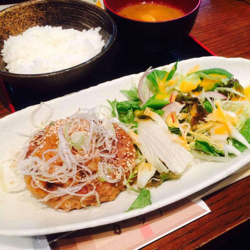 和風おろしハンバーグ(がらり 千駄ヶ谷店)