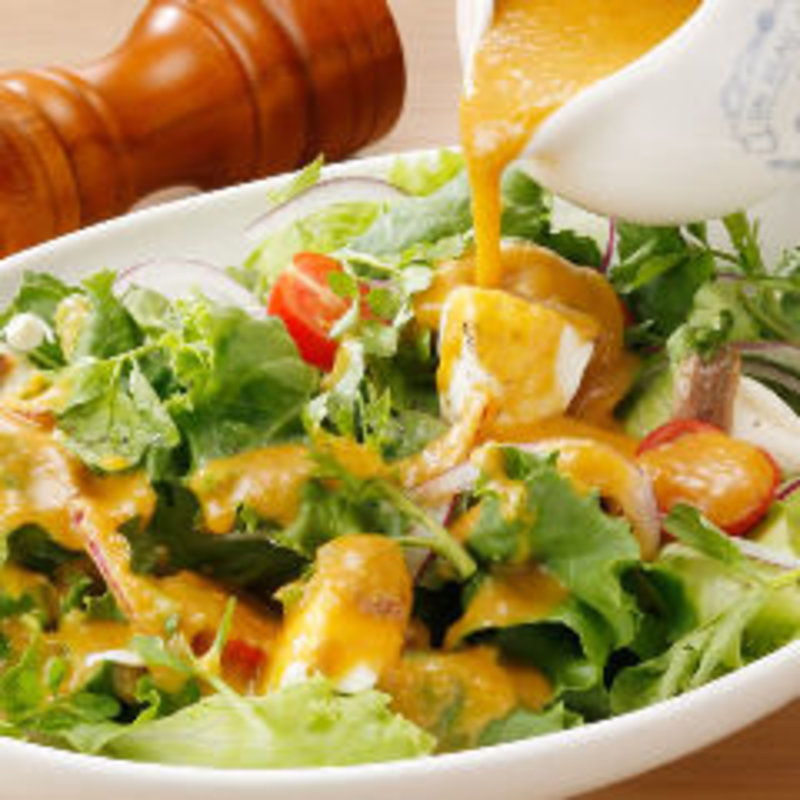 たっぷり野菜の自家製ドレッシングサラダ(いちげん 東松戸店)