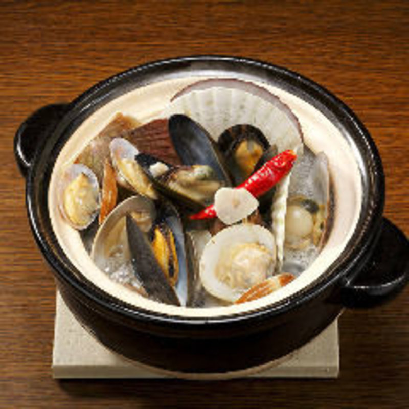 貝のワイン蒸しリゾット(いちげん 東松戸店)