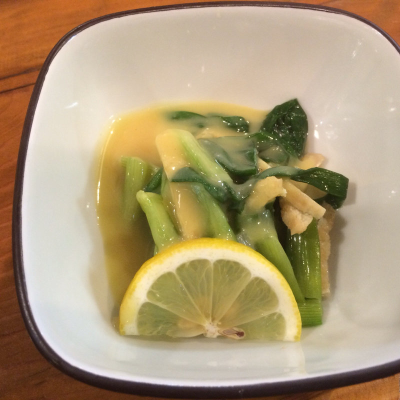 ワケギの酢味噌(枡住吉大社店)