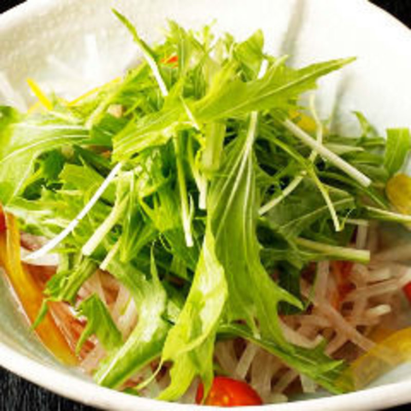 シャキシャキ大根と水菜サラダ(ほろよいダイニングちどりあし （【旧店名】地鶏脚）)