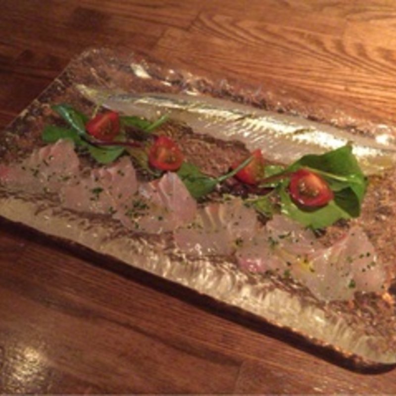 真鯛とサヨリのカルパッチョ(トラットリアチッチョ （Trattoria Ciccio）)