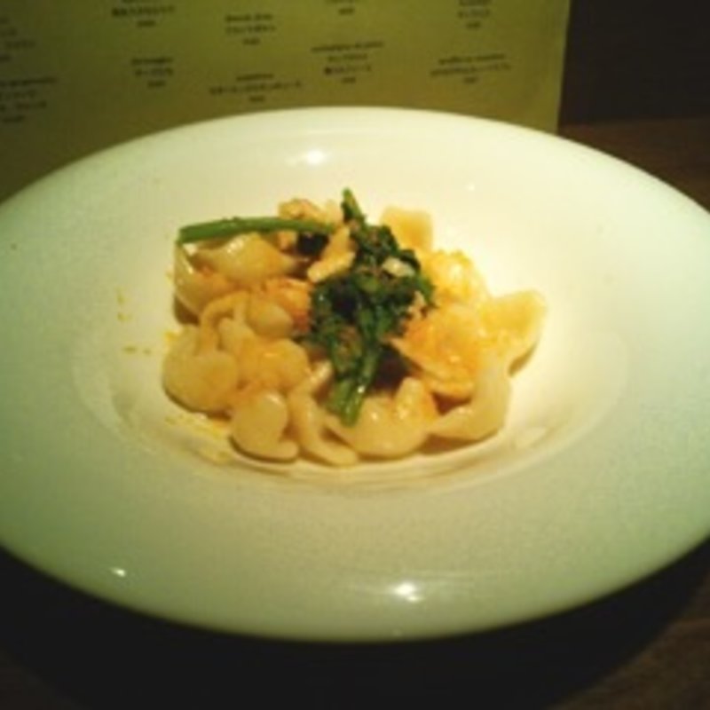 チーマ・ディ・ラーパとカラスミ(トラットリアチッチョ （Trattoria Ciccio）)