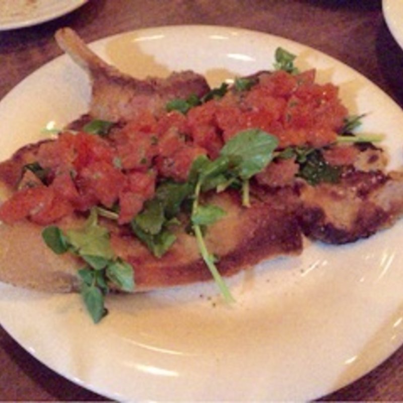 ミラノ風カツレツ 豚ロース揚げ焼き ケッカソース(トラットリアチッチョ （Trattoria Ciccio）)