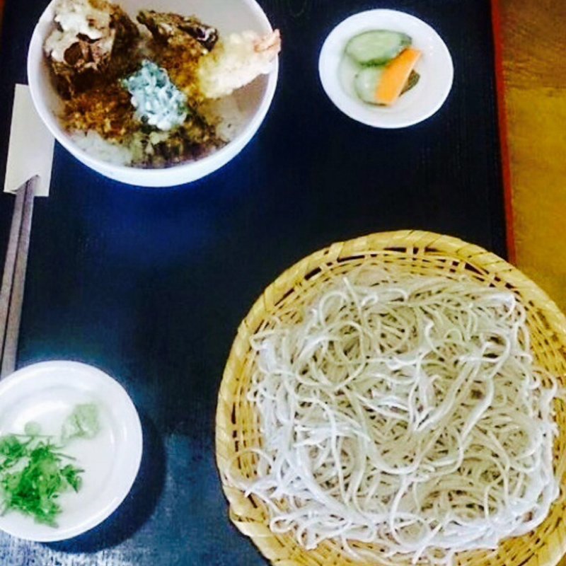 天丼セット＋ざるそば(十得 （ジュットク）)