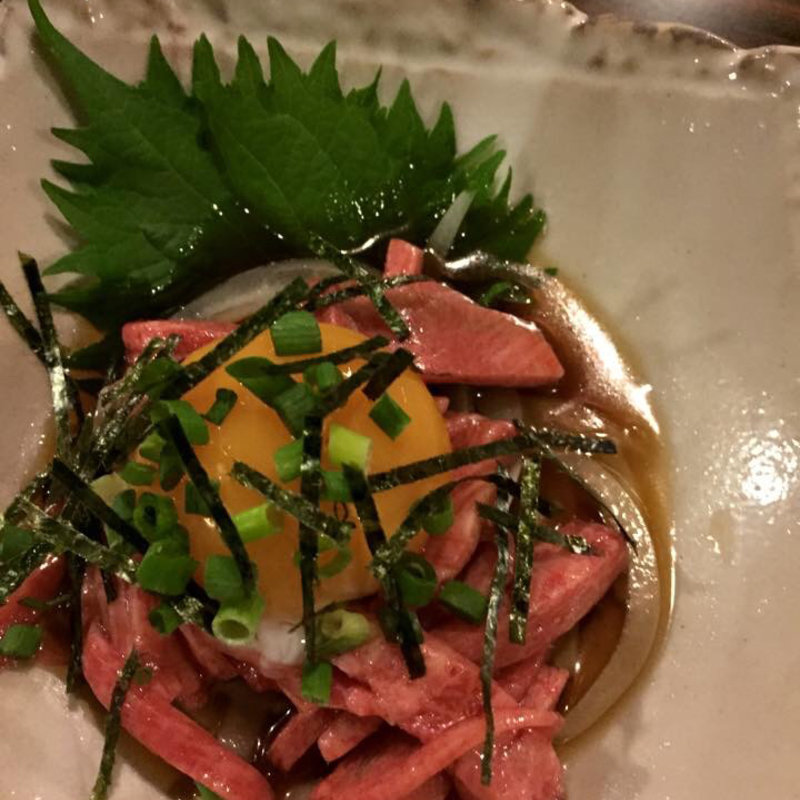 タンユッケ(牛タン専門店 舌家「たかを」)