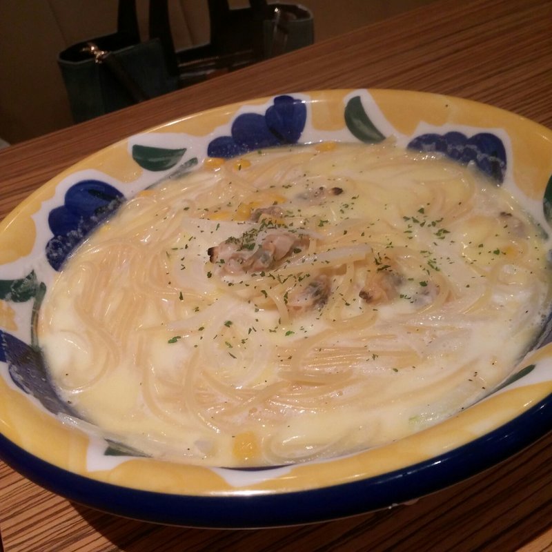 あさりのクリームスープパスタ(マイアミガーデン 横浜駅西口五番街店)