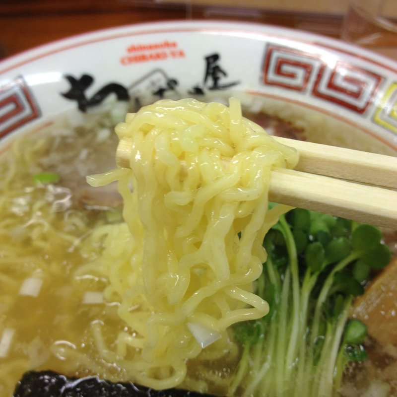 支那そば(塩）(ちばき屋)