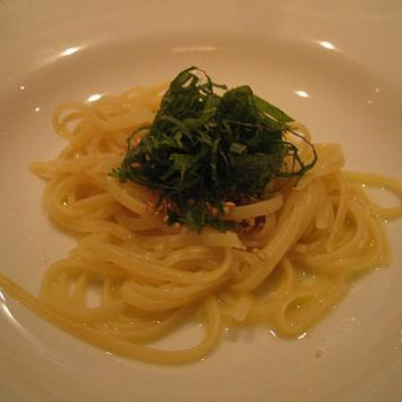 わさびのパスタ(フレンチ ビストロ AU GAMIN DE TOKIO 恵比寿)