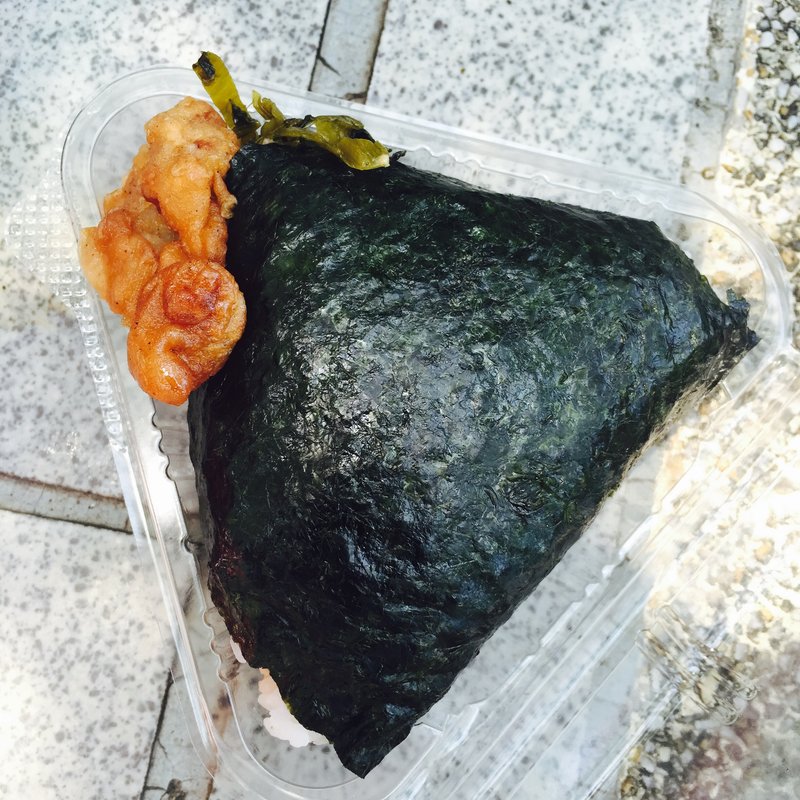 唐揚げ明太マヨネーズ高菜入(おにぎり家一粒 梅田１階店)