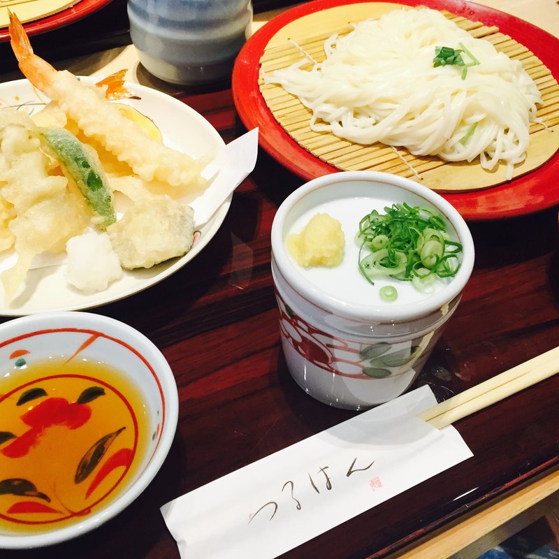 天ぷらざるうどん(つるはん 阪急西宮ガーデンズ店)