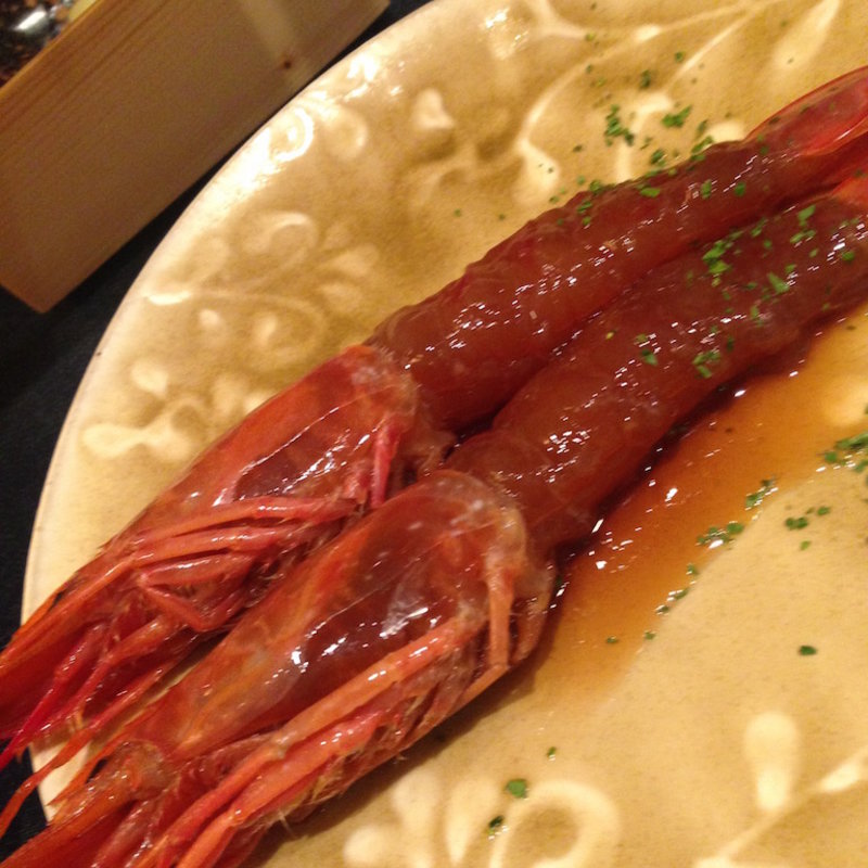 有頭海老の沖漬け(にほん酒食堂 しずく )