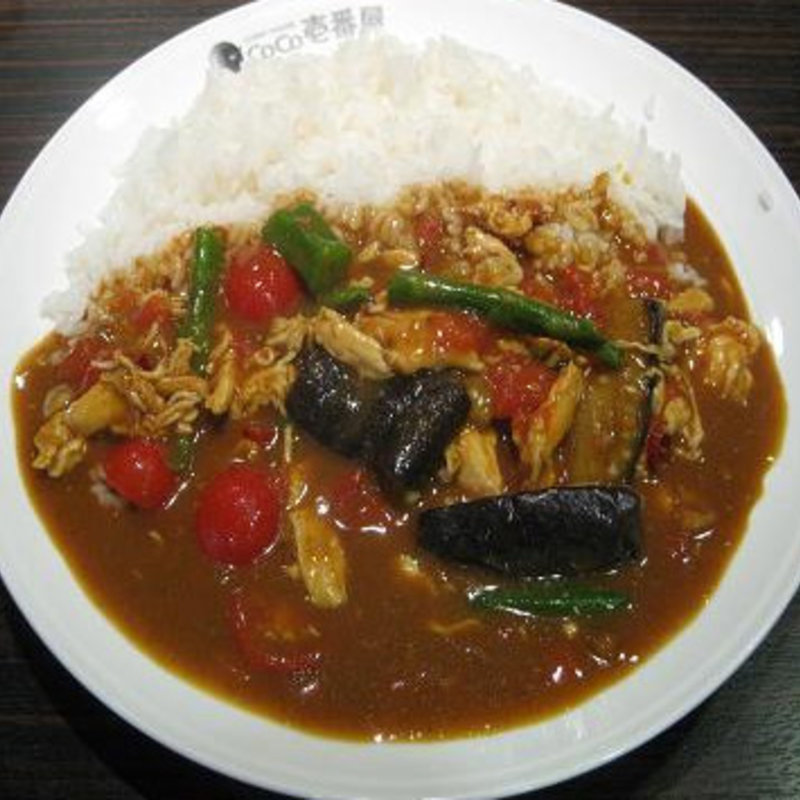 チキンと夏野菜カレー(CoCo壱番屋 藤沢駅北口店)
