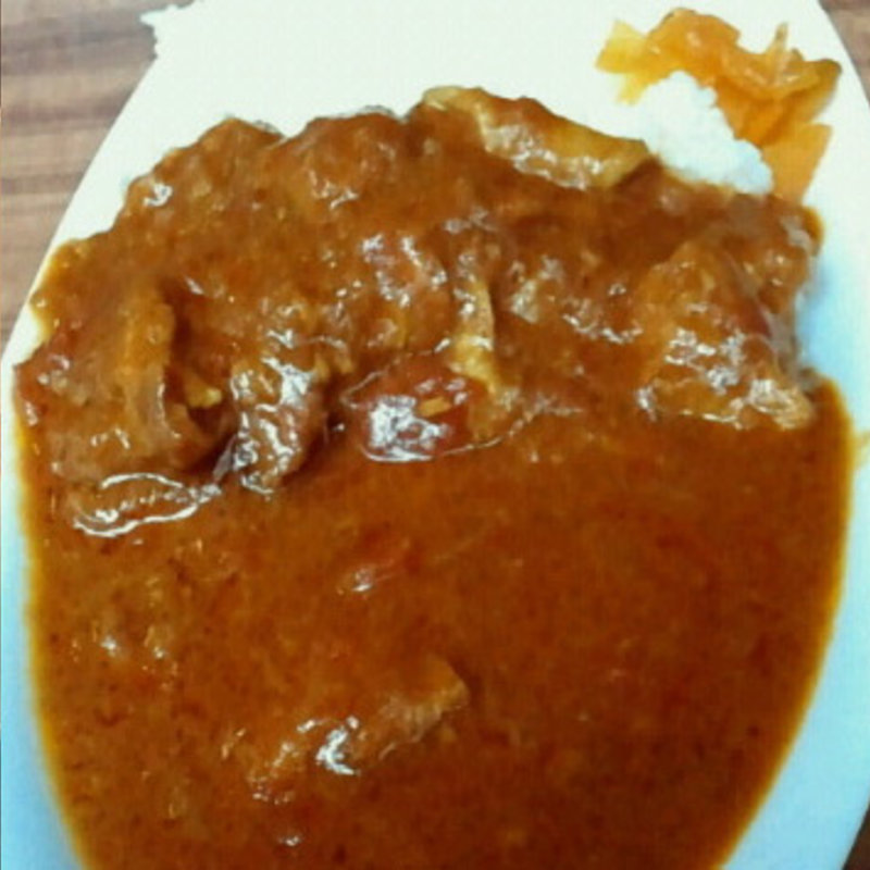 自家製カレーライス大盛り(スペインバル Nomi Deli)