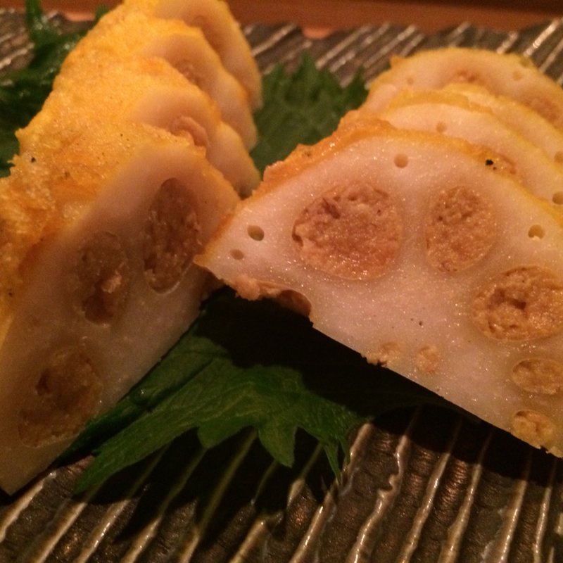 自家製からし蓮根(馬ん家)